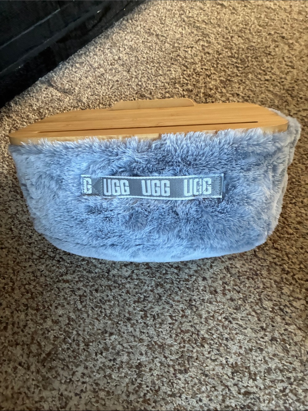 UGG Plush Lap desk in Light Gray. EUC